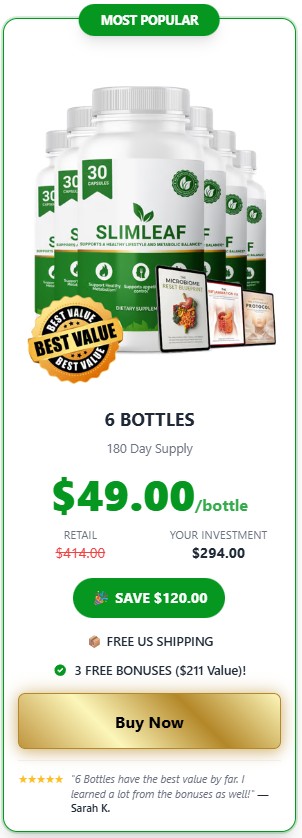 SlimLeaf 6 Bottle Price